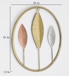 Lucky Abstract Metal Wall Decor in Multicolor Set of 1