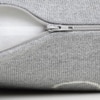 Love Is My Home Knit Pillow Cover  Grey Natural 16X24  Inches