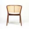 Holland Solid Wood Dining Chair in Brown Colour