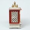 D'Dass White Sheesham Wood and Mdf Temple For Pooja In Home and Office
