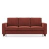 Apollo Neo Sofa (Colour : Dark Coral, Seating Capacity : 3 Seater, Cushion Type : Soft, Back Height : Regular Back)