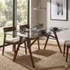 Scandinavian Koen Dining Table Cocoa Finish