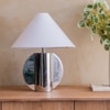 Helia Arc Handcrafted Table Lamp