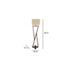 Chloe Beige Jute Floor Lamp with Beige Jute Base