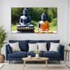 The Castle Decor Lord Buddha Meditation Wall Art Framed Painting 27x48 Inch (Style 10)