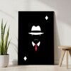 The Castle Decor Minimalist Mafia Style Wall Art Framed Painting 20x30 Inch