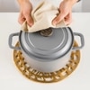 Metalsmith Webbed Metal Trivet Gold Heat Resistant Table Protector