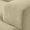 Sophisticated Wood Right Aligned 2-Seater With Upholstery Non Storage Sofa In Grey Colour