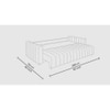 Beliss 3 Seater Pull Out Sofa cum Bed  in Green Colour