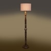 Devansh Wooden Floor Lamp