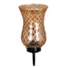 Devansh Metal Electric Wall Light in black Colour with Lavender Shade Count of 1 Light