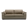Trissino 3 Seater Leather Sofa in Cappuccino Colour