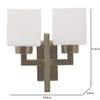 Eliante Modern Wall Lights Mild Steel & Fabric Material Antique & White Finish