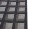 Jaipur Rugs Soft Checkered Wool Dhurrie Rug Gray 6x8 ft