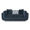 Ezra 2 Seater Fabric Sofa in Sapphire Colour