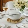 Metalsmith Designer Metal Trivet Gold Heat Resistant Table Protector