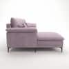 Aurora Sectional Sofa with Left Chaise Lounge Lavender