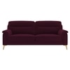 Niwara Velvet 3 Seater sofa in  Red wine color