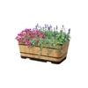 VegTrug Wooden Trough Planter 90cm Burnt Oak