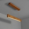 Slimline 24 Brown Wooden LED Hanging Lamp