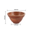 Ireka Home Annapurna Acacia Wood Bowl Small – Serving Bowl