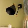 Mimmic Black Wall Sconce