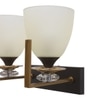 Eliante Modern Wall Lights Mild Steel & Glass Material Antique, Brown & White Finish