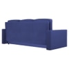 Rubbik 3 Seater Fold Out Sofa Cum Bed In Navy Blue Colour