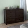 Magellan Solid Wood Chest of 6 Drawers in Mahogany Finish