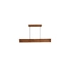 Elegant Baton Brown Solid Wood Single Hanging Light