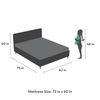 Color Play Double Bed In Caribe Colour