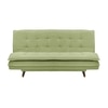 Hudson 3 Seater Sofa Cum Bed In Light Green Colour