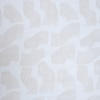 White Abstract 400 Tc Cotton Flat Super King Size Bedsheet With 2 Pillow Cover