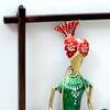 Desert Art Metal Handpainted Sardar Mini Wall Frame in Multicolour
