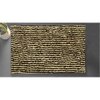 Linda Brown Solid Natural Fiber 23x15 inches Anti-Skid Bath Mat