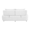 Henry Boucle 2 Seater Sofa in White  Color
