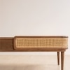 Meadow Solid Wood Coffee Table in Brown Colour