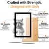 The Castle Decor Funny Highland Cow Taking Shower Wall Art 8x12 Inch