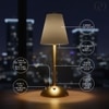 Lyra Fabric Shade Lamp Metal Base