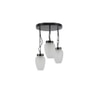 Cassius White Glass Cluster Hanging Light