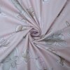Ojas Pink Floral 400 TC Cotton Fitted Double Queen Size Bedsheet with 2 Pillow Covers – Threads