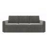 Apollo Sofa Set (Colour : Ash Grey Velvet, Cushion : Hard, Back Type : Regular, Seater : 3+2+1)