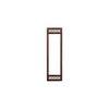 wodehouse solid wood mirror in brown colour