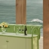 Dastoori Stainless Steel Outdoor Bar Serving Unit in Green Colour