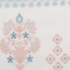 Evan White Floral 400 TC Cotton Flat Super King Size Bedsheet with 2 Pillow Covers – Threads