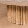 Kaba Solid Wood Coffee Table in White Colour