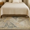 Luxe Home Polyester Abstract Carpet – (4x6 Feet, Multicolor, TPR)