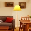 Devansh Wood & Metal Floor Lamp
