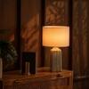 Maiori Handicrafted Table Lamp in Black, blue and white Colour