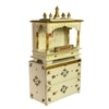 D'Dass Multi Color Mdf and Sheesham Wooden Temple With Cabinet For Pooja